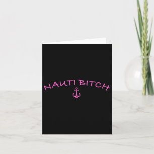 Nauti Boating Beach Bum Lake Life Geweckt Leben fü Karte