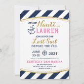 Nauti Bridal Dusche Einladung (Vorderseite)