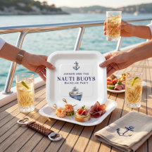 Nauti Buoy Junggesellenabschied Wasserfarbe Nautil