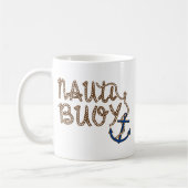 Nauti Buoy Nautical Boot mit Anker Kaffeetasse (Links)