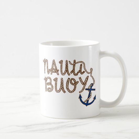 Nauti Buoy Nautical Boot mit Anker Kaffeetasse (Rechts)