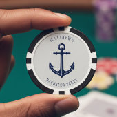 Nauti Dinge vor dem Ring Anker Junggeselle Pokerchips