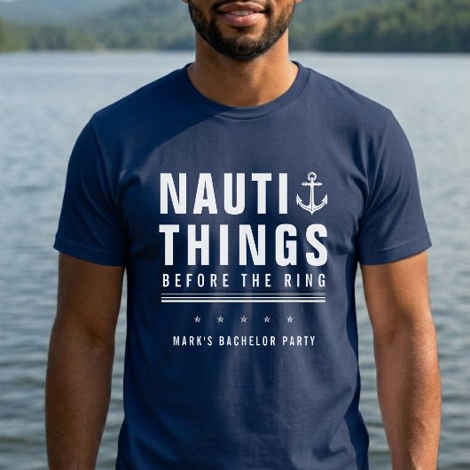 Nauti Dinge vor dem Ring Junggesellenabschied Anke T-Shirt
