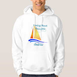 Nauti Gedanken-SeeSegelboot Hoodie