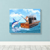 NAUTI GIRL LEINWANDDRUCK (Insitu (Holzboden))