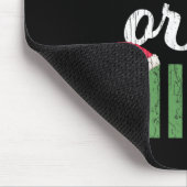 Nauti oder nette Santa lustige Weihnachten im Juli Mousepad (Ecke)