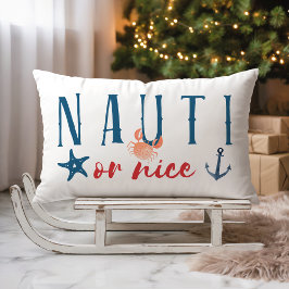 Nauti oder Nizza Küste Weihnachten Lendenkissen