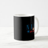 Nauti Or Nice Funny Nautical Christmas  Kaffeetasse (VorderseiteRechts)