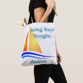 Nauti Thoughts Nautical Sailboat Tasche (Von Nahem)