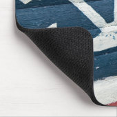 Nautic American Flag Mouse Pad Mousepad (Ecke)