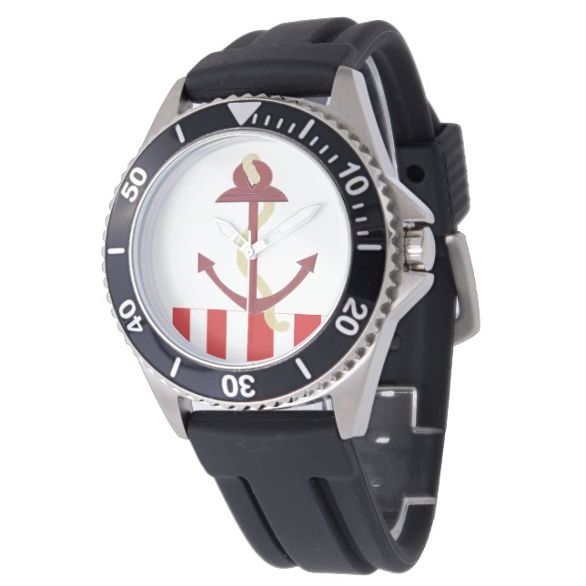 Nautic Anchor Armbanduhr (Schrägansicht)
