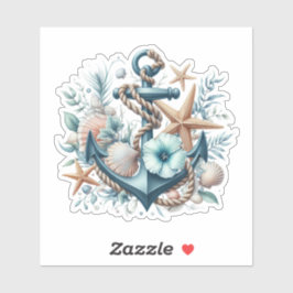 Nautic Anchor Aufkleber