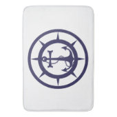 Nautic Anchor Badematte (Vorderseite Vertikal)