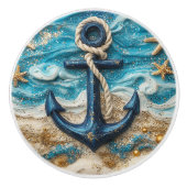 Nautic Anchor Beach Keramikknauf (Vorderseite)
