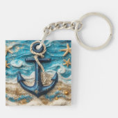 Nautic Anchor Beach Schlüsselanhänger (Rückseite)