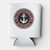 Nautic Anchor betäubt Ihr Family Beach House Red Dosenkühler (Vorderseite)