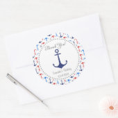 Nautic Anchor Birthday Sticker (Umschlag)