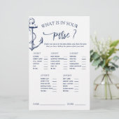 Nautic Anchor Brautparty Game (Stehend Vorderseite)