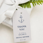 Nautic Anchor Brautparty White Vielen Dank Geschenkanhänger