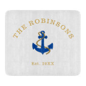 Nautic Anchor Custom Schneidebrett (Vorderseite)