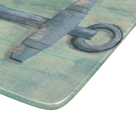 Nautic Anchor Cutting Board Schneidebrett (Ecke)