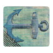 Nautic Anchor Cutting Board Schneidebrett (Vorderseite)