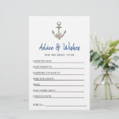 Nautic Anchor Duschberatung & Wunschkarte (Stehend Vorderseite)