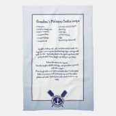 Nautic Anchor Erstellen Sie sich Ihr eigenes Rezep Geschirrtuch (Vertikal)