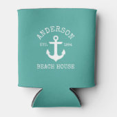 Nautic Anchor Family Beach House Dosenkühler (Vorderseite)