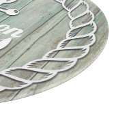 Nautic Anchor Family Name Beach House Sommer Schneidebrett (Ecke)