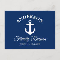 Nautic Anchor Family Wiedersehen Navy Blue