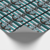 Nautic Anchor Geschenkpapier (Ecke)