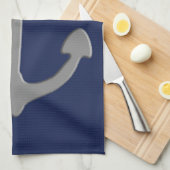 Nautic Anchor Geschirrtuch (Viertel Falte)