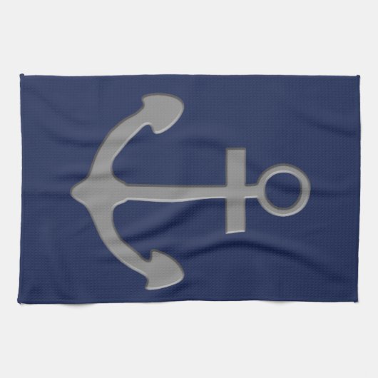 Nautic Anchor Geschirrtuch (Horizontal)