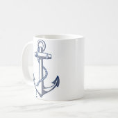 Nautic Anchor Kaffeetasse (Vorderseite Links)