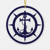 Nautic Anchor Keramikornament (Vorne)