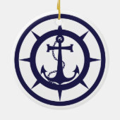 Nautic Anchor Keramikornament (Hinten)
