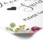 Nautic Anchor Liebe ist Sweet Dessert Bar Poster (Ecke)