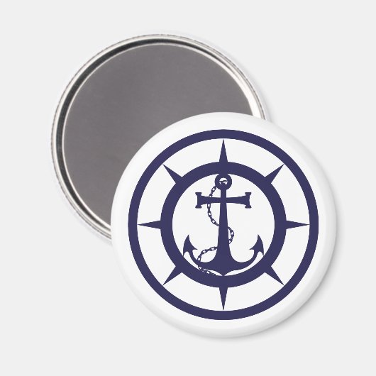 Nautic Anchor Magnet (Vorderseite/Rückseite)