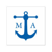 Nautic Anchor Monogram Permastempel (Design)
