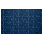 Nautic Anchor Muster Navy Blue Stoff (Fat Quarter (45,7 x 55,9 cm))