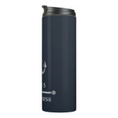 Nautic Anchor Navy Blue Beach oder Lake Thermosbecher (Nach rechts gedreht)