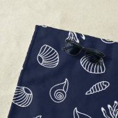 Nautic Anchor Navy White Family Wiedersehen Strandtuch (Beispiel)