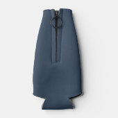 Nautic Anchor Oars Captain Ihr Boot Name Blau Flaschenkühler (Rückseite)