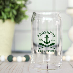 Nautic Anchor Oars Green Family Lake House Dosenglas