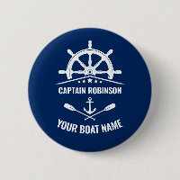 Nautic Anchor Oars Helm Kapitän und Name des Boote