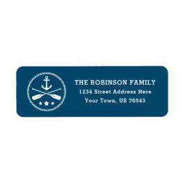 Nautic Anchor Oars Stars Rope Aqua Adresse