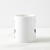 Nautic Anchor Patriotic Captain Name hinzufügen Kaffeetasse (Mittel)