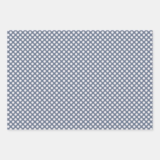 Nautic Anchor Polka Dot Stripe Geschenkpapier Set (Vorderseite 3)