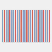 Nautic Anchor Polka Dot Stripe Geschenkpapier Set (Vorderseite 2)